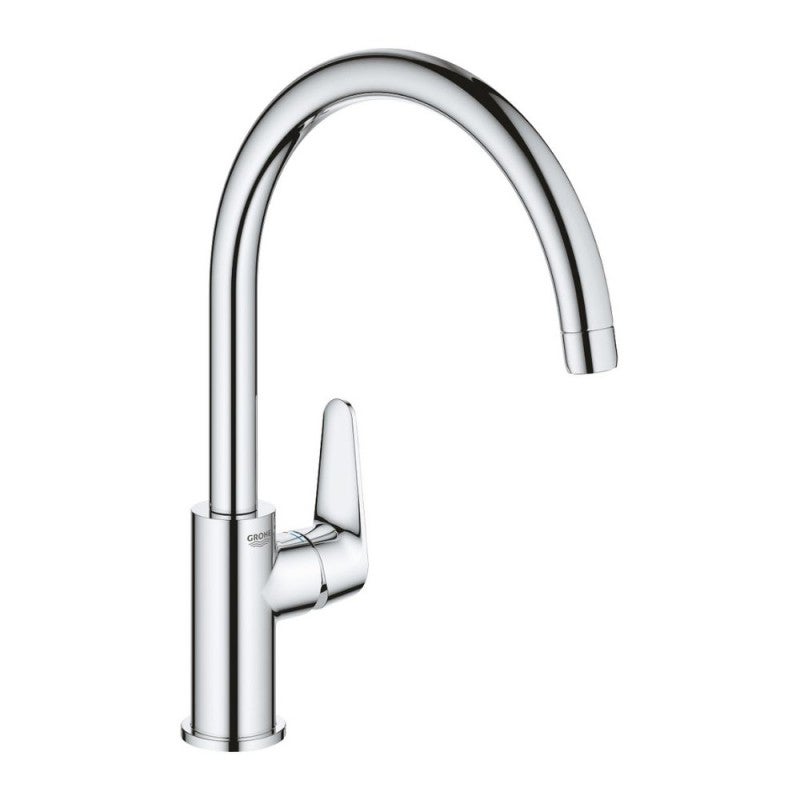 Bateria kuchenna GROHE Start Curve chromowana obracany wylewka ceramiczna kaseta