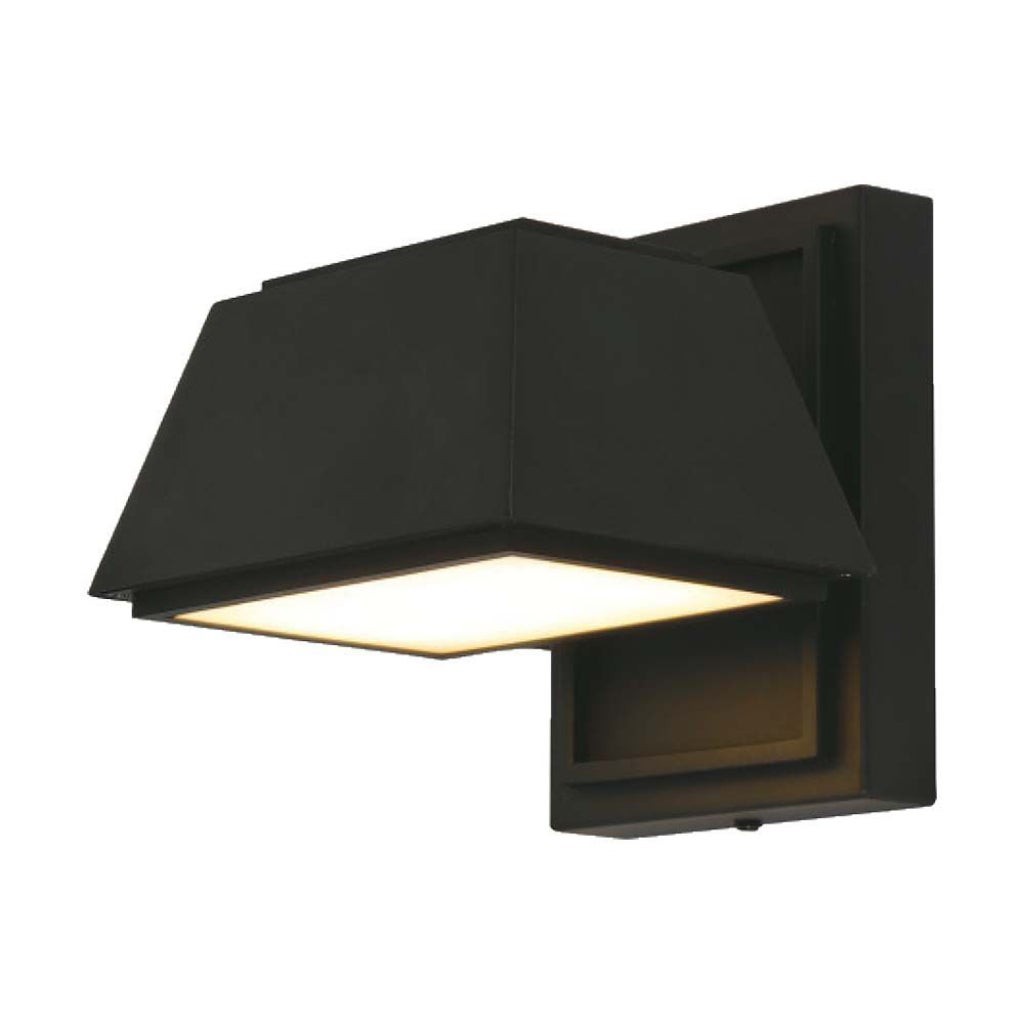 Kinkiet zewnętrzny VT-1192 LED 15W Neutralna biel 1950lm czarny wym:16,4x16x16,5cm IP65 V-TAC