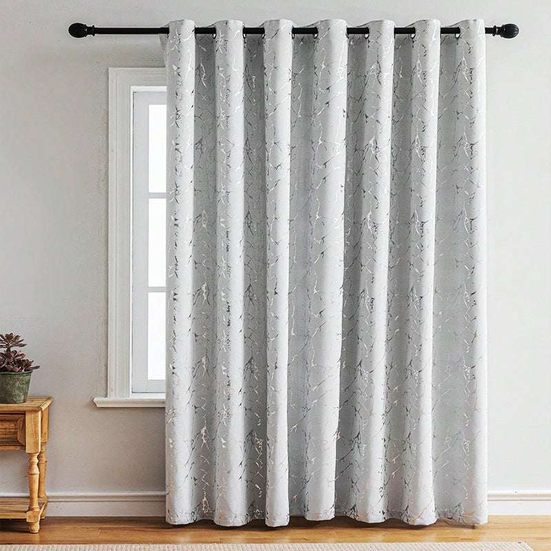 Zasłony zaciemniające Velvet, zestaw 2 szt., 140 x 260 cm, zasłony do salonu, zasłony termoizolacyjne, zasłony dźwiękoszczelne, srebrne