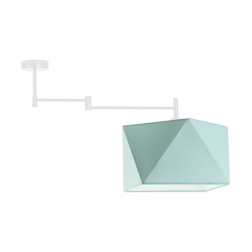 Lampa wisząca przegubowa sufitowa regulowana z abażurem diament SOUL PRZEGUB
