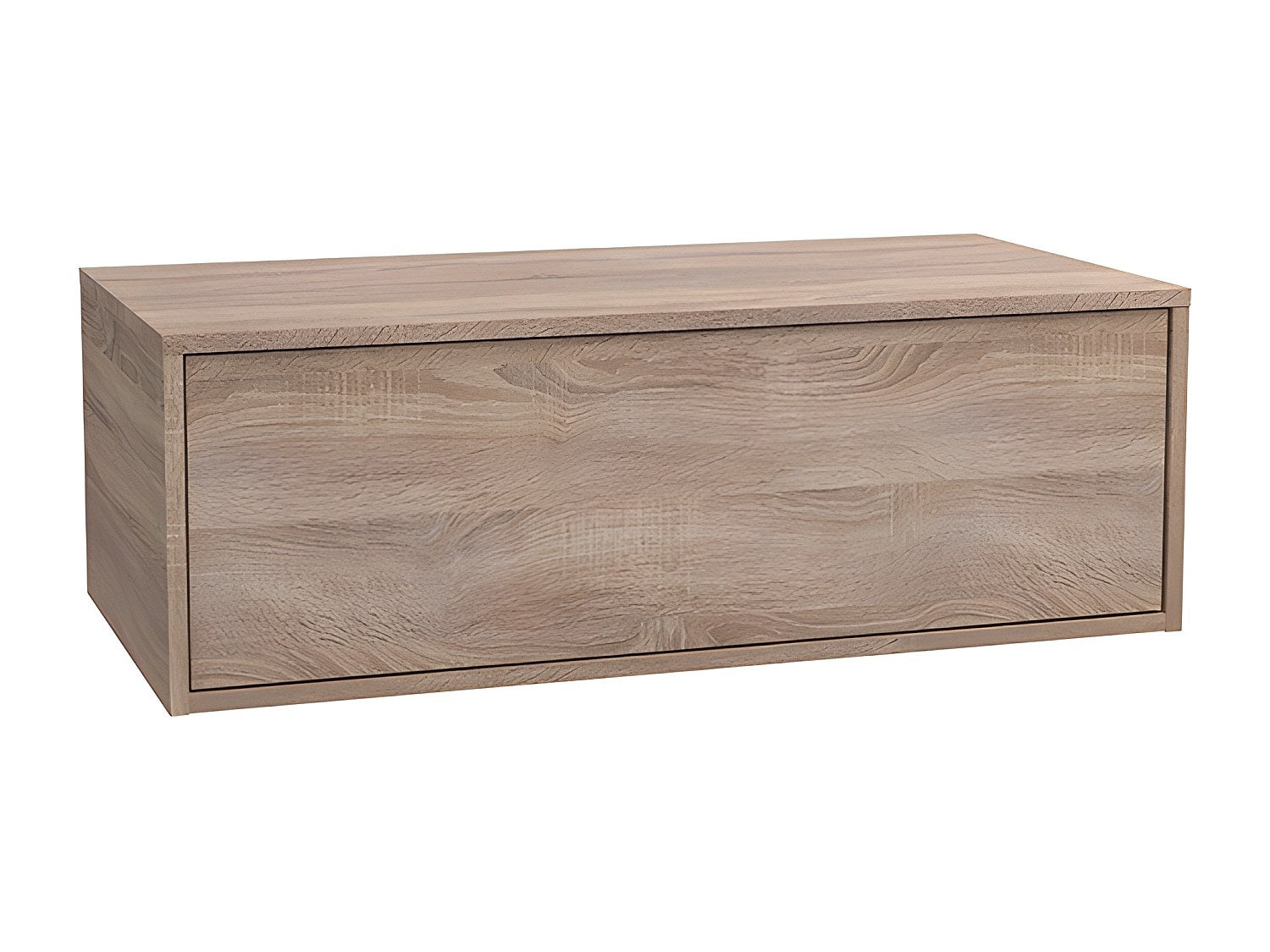 Szafka łazienkowa wisząca pod umywalkę - Naturalny jasny - 94 cm - TEANA II