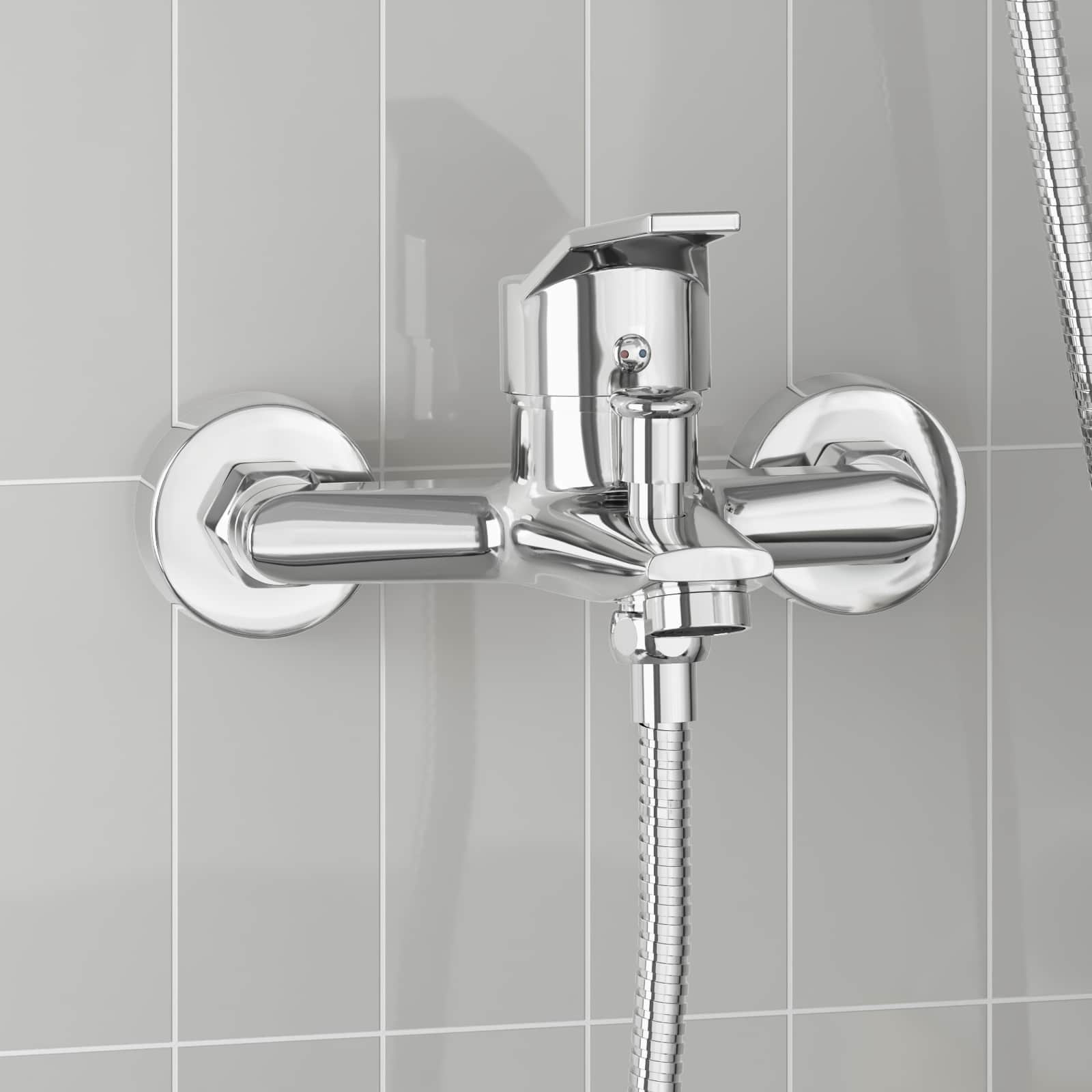 Bateria prysznicowa chrom G 1 / 2 cala vidaXL