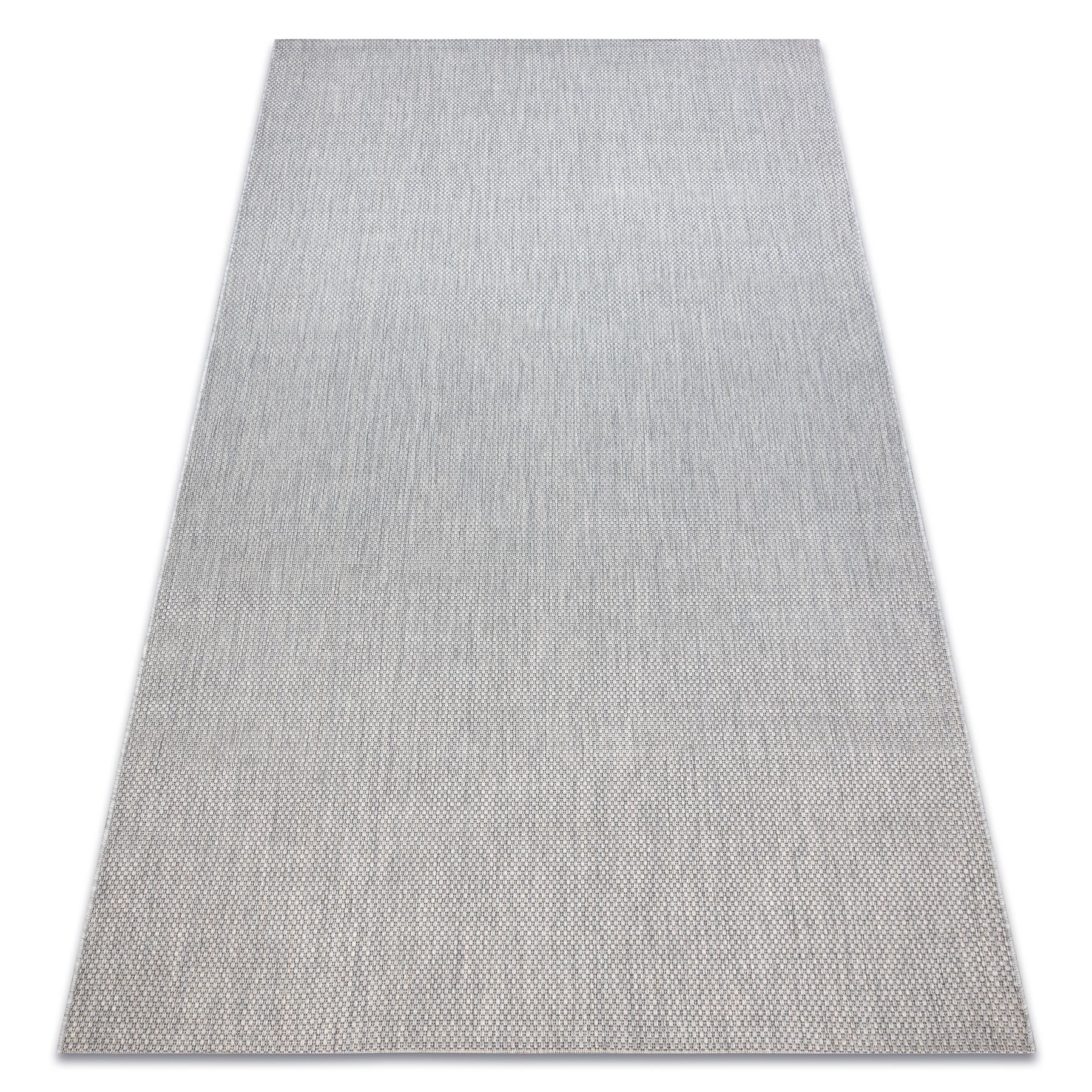 Dywan SZNURKOWY SIZAL FLAT 48663/037 srebrny GŁADKI 200x290 cm