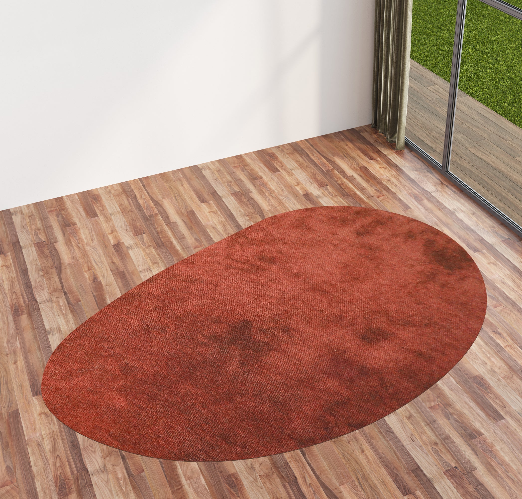 Dywan winylowy Forma Color Caldera Oscuro 121x134 cm - PVC antypoślizgowy, winylowy do kuchni lub salonu, zmywalny, nowoczesny styl