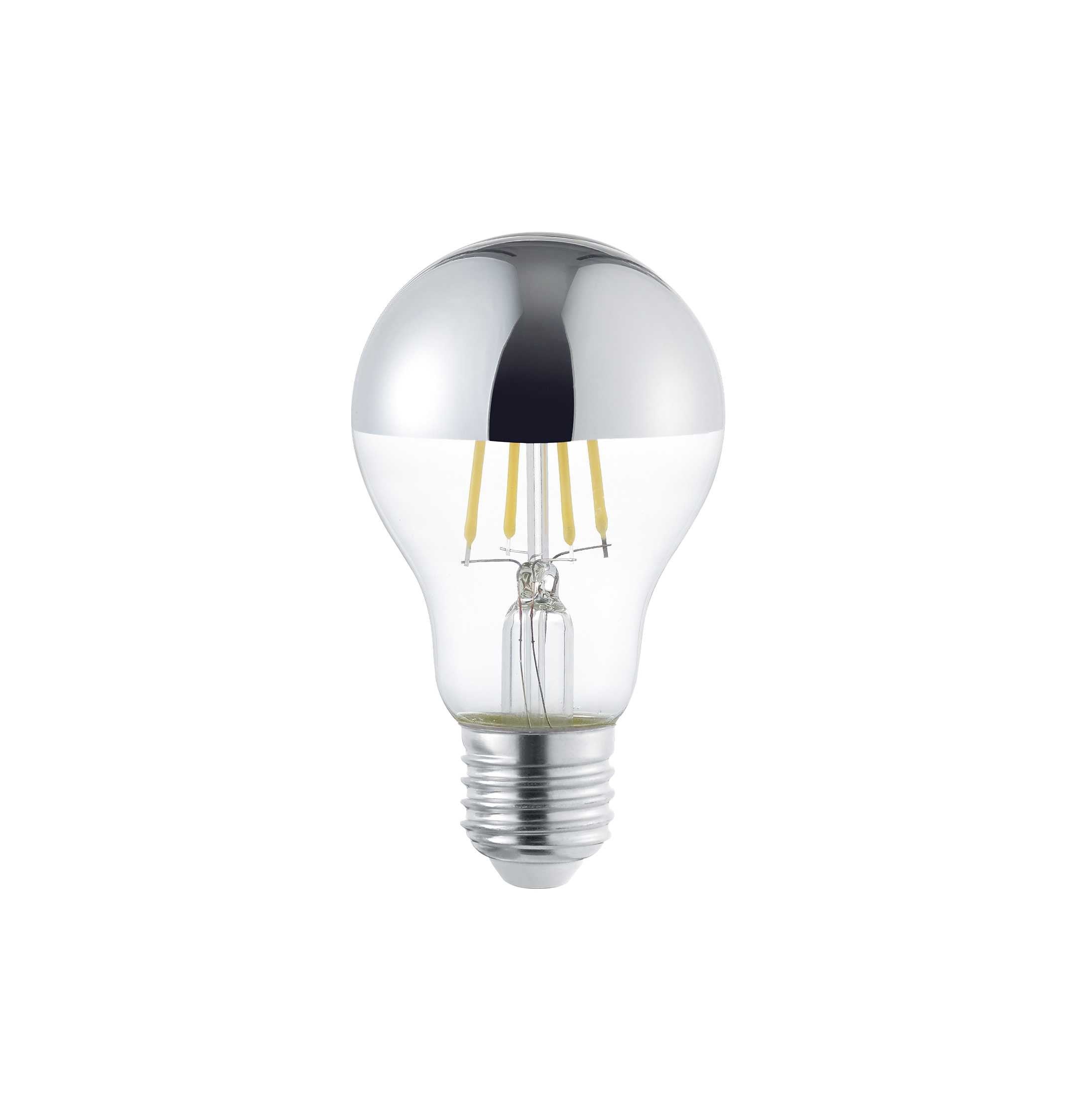 Żarówka LED chromowa kulista E27 4W ciepła 420lm Trio