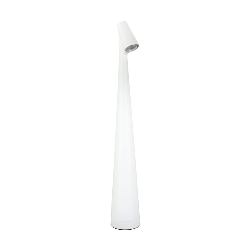 Lampa stołowa designerska biała podłużna USB-C przenośna dotykowa LED 1W GROT Struhm