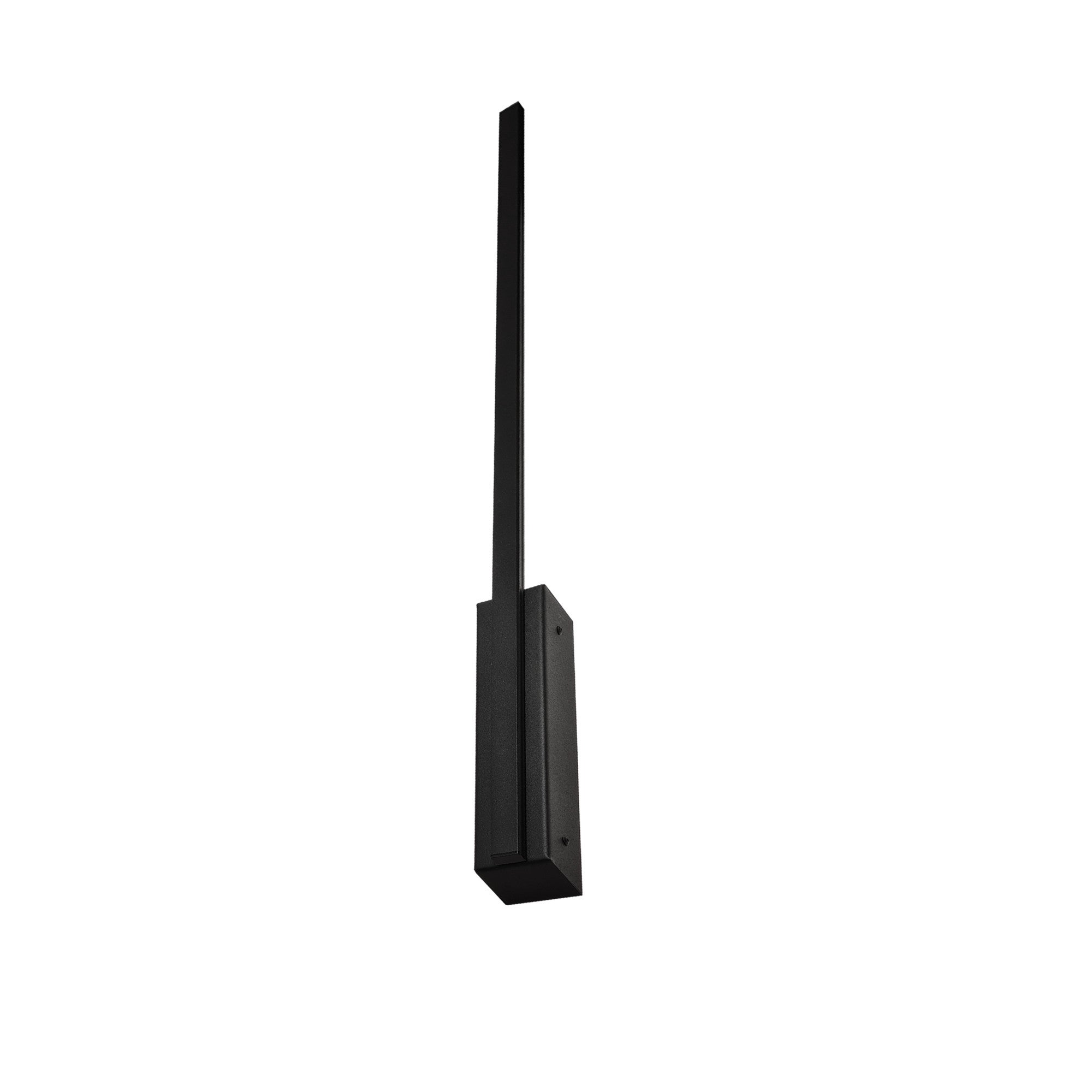 Kinkiet ścienny liniowy 90 cm pionowy czarny ciepła barwa SLIM LED 6.4W Brosline