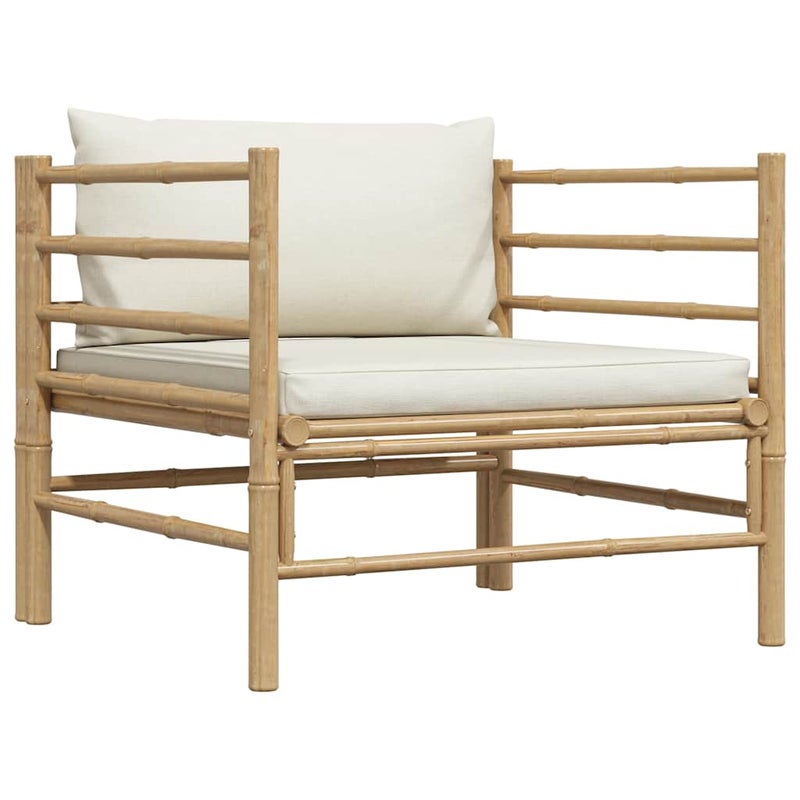 Sofa Ogrodowa Bambusowa z Poduszką