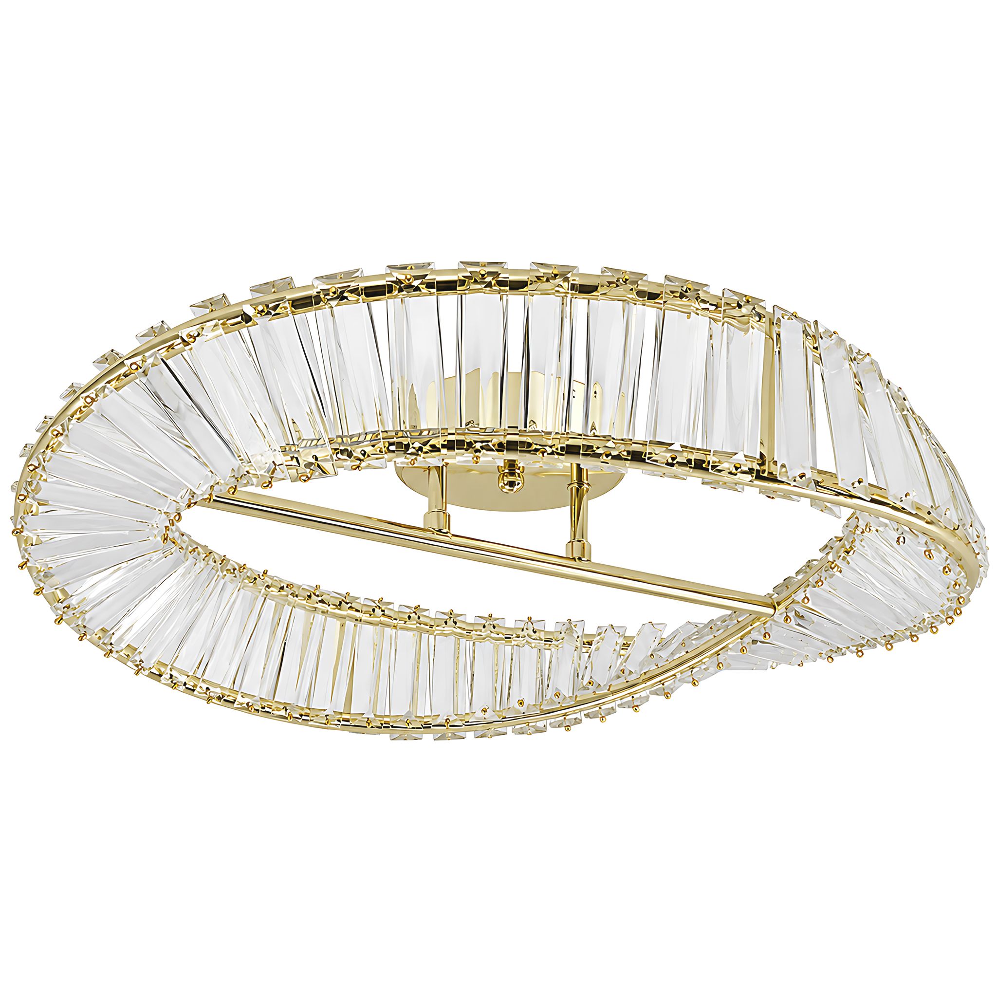 Lampa Sufitowa Toolight LED Toolight Swe095-C 50Cm Plafon Złota