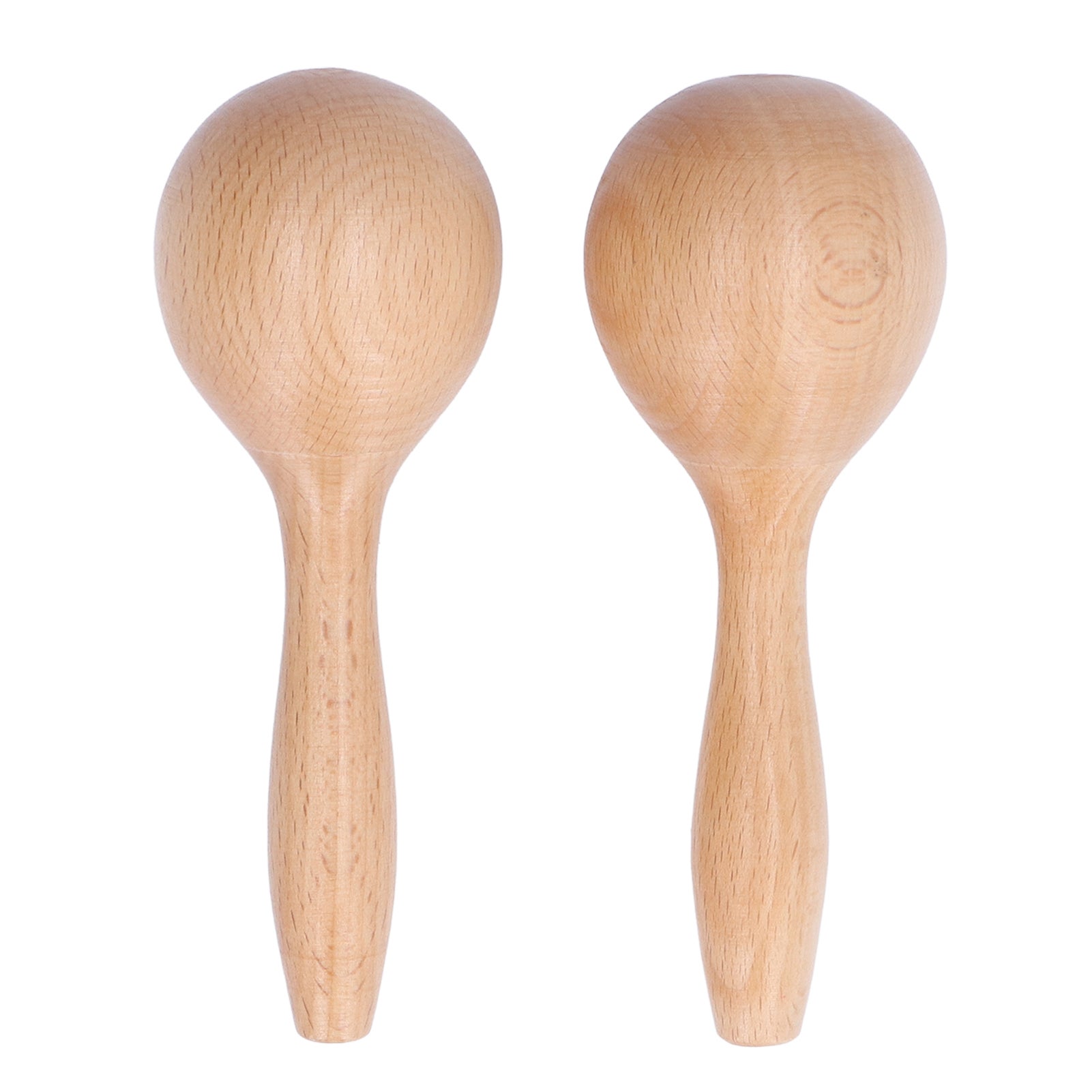 2 szt. Maracas ręka Percussion przezroczysty Sound Glossy Appearance 14x5x5cm Beech drewno Materiał Maracas Instrument do imprezy
