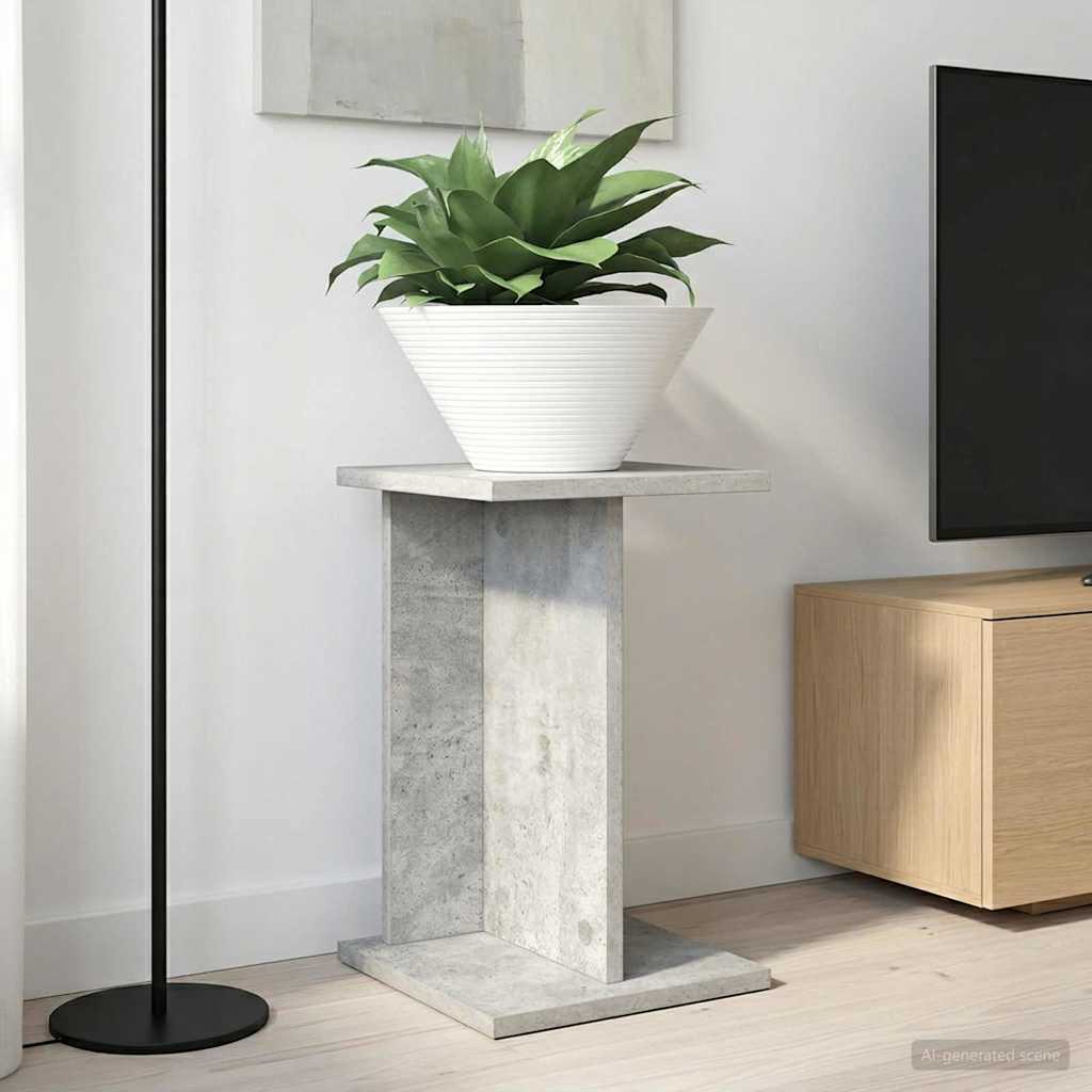 Stojak na rośliny 2 pcs Betonowy Szary 25 x 25,5 x 40,5 cm vidaXL