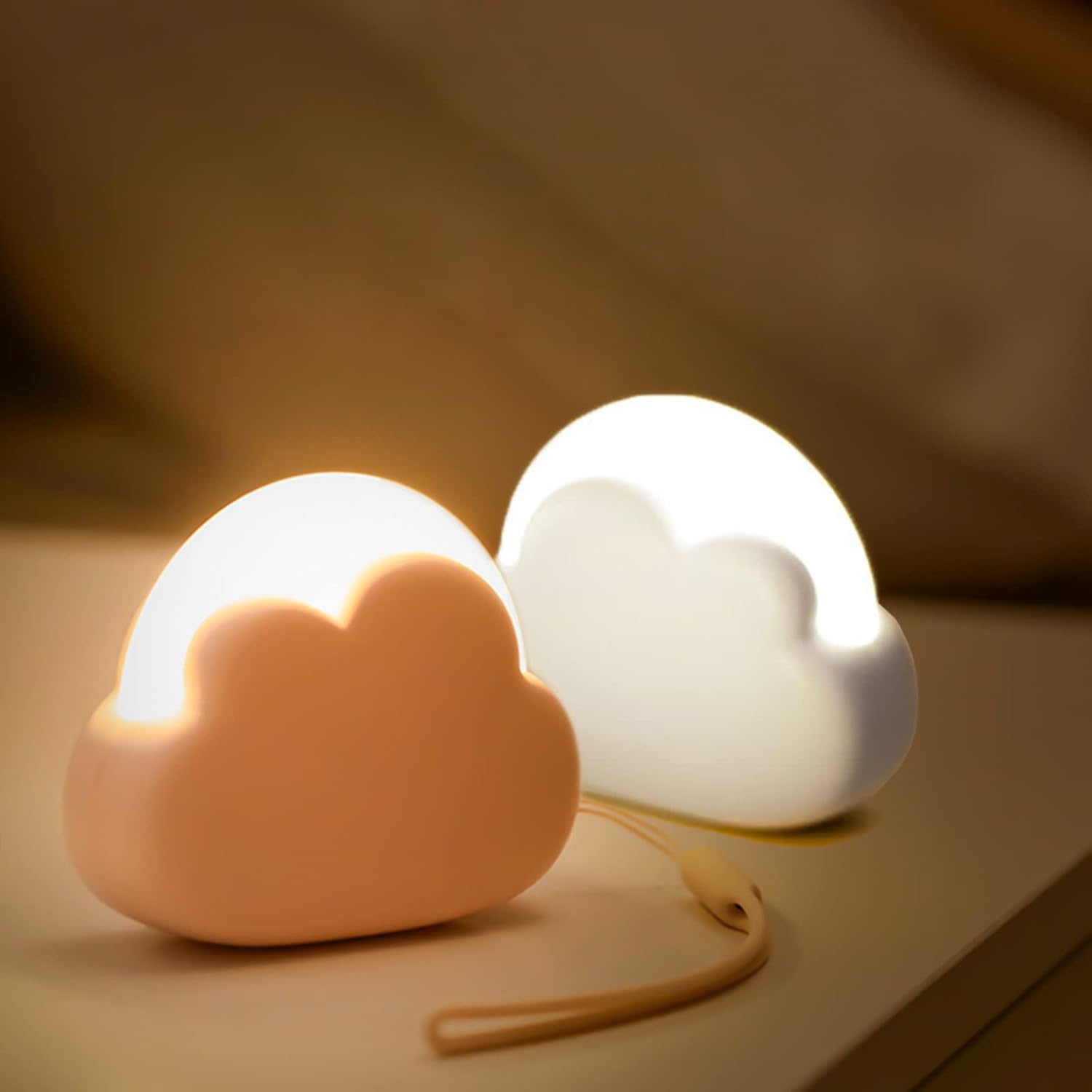 Enfant Zestaw LED Chmurek Lampka Nocna dla Niemowląt Karmienia Piersią Lampka Nocna Ładowalna Sypialni Dorosłych Latarka Przenośna z Intensywnościami