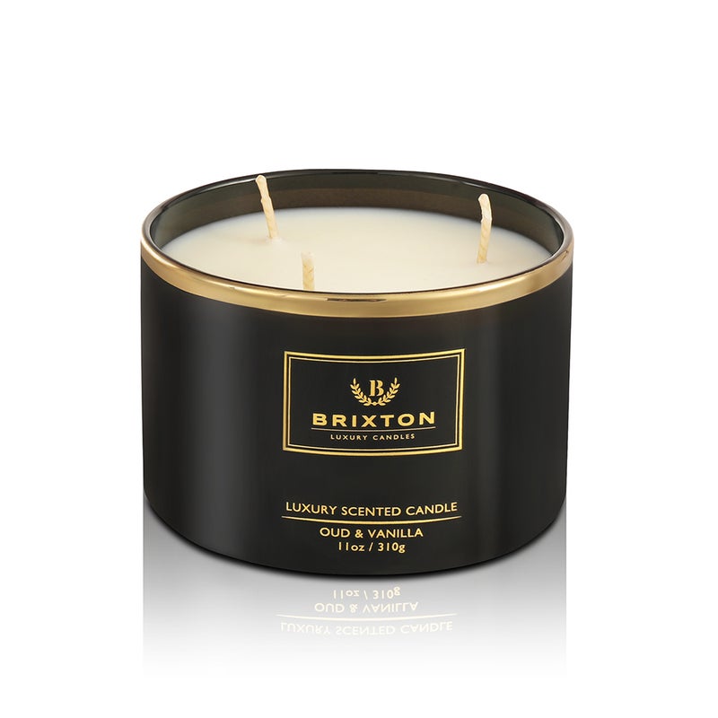 Świeca zapachowa BRIXTON 310g Oud & Vanilla