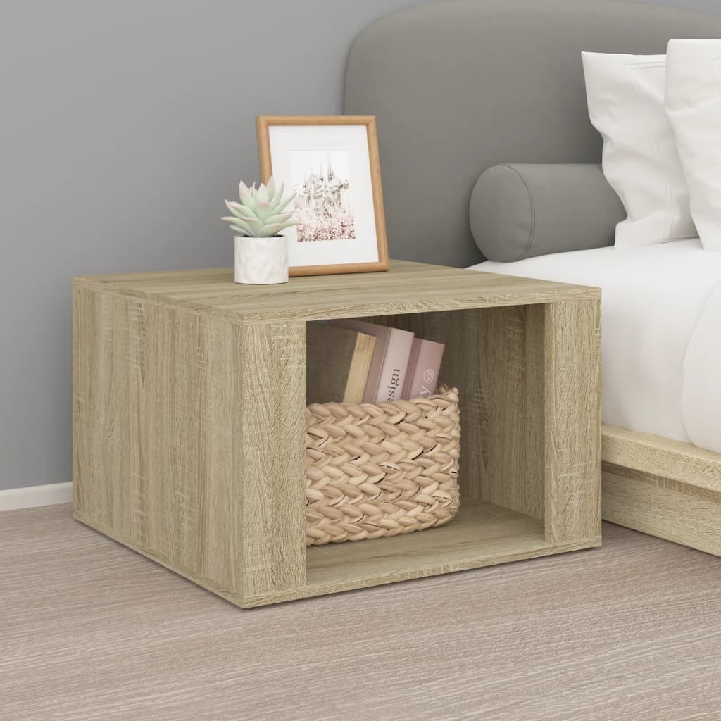 vidaXL Szafka nocna, dąb sonoma, 57x55x36 cm, materiał drewnopochodny
