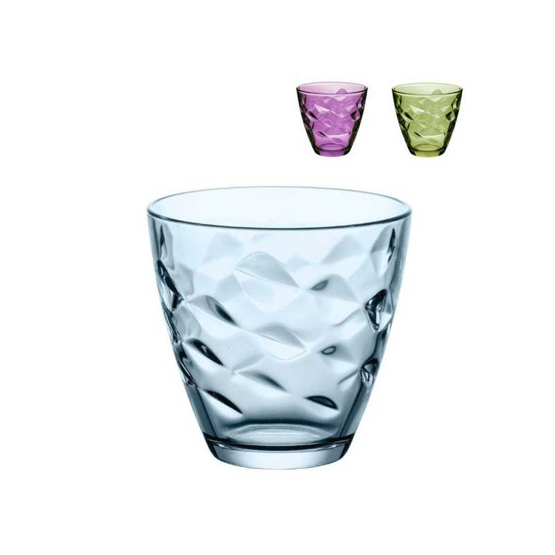 Vss 6 Szklanek Szklanka Flora Lilac cl 25 Fioletowy Bormioli Rocco