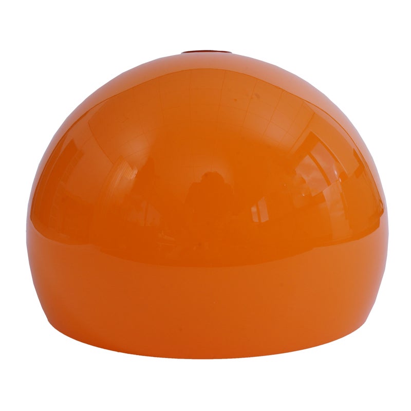 Klosz HWC-M34 do lamp łukowych i wiszących, klosz zamienny, Ø 40 cm, tworzywo sztuczne ~ pomarańczowy
