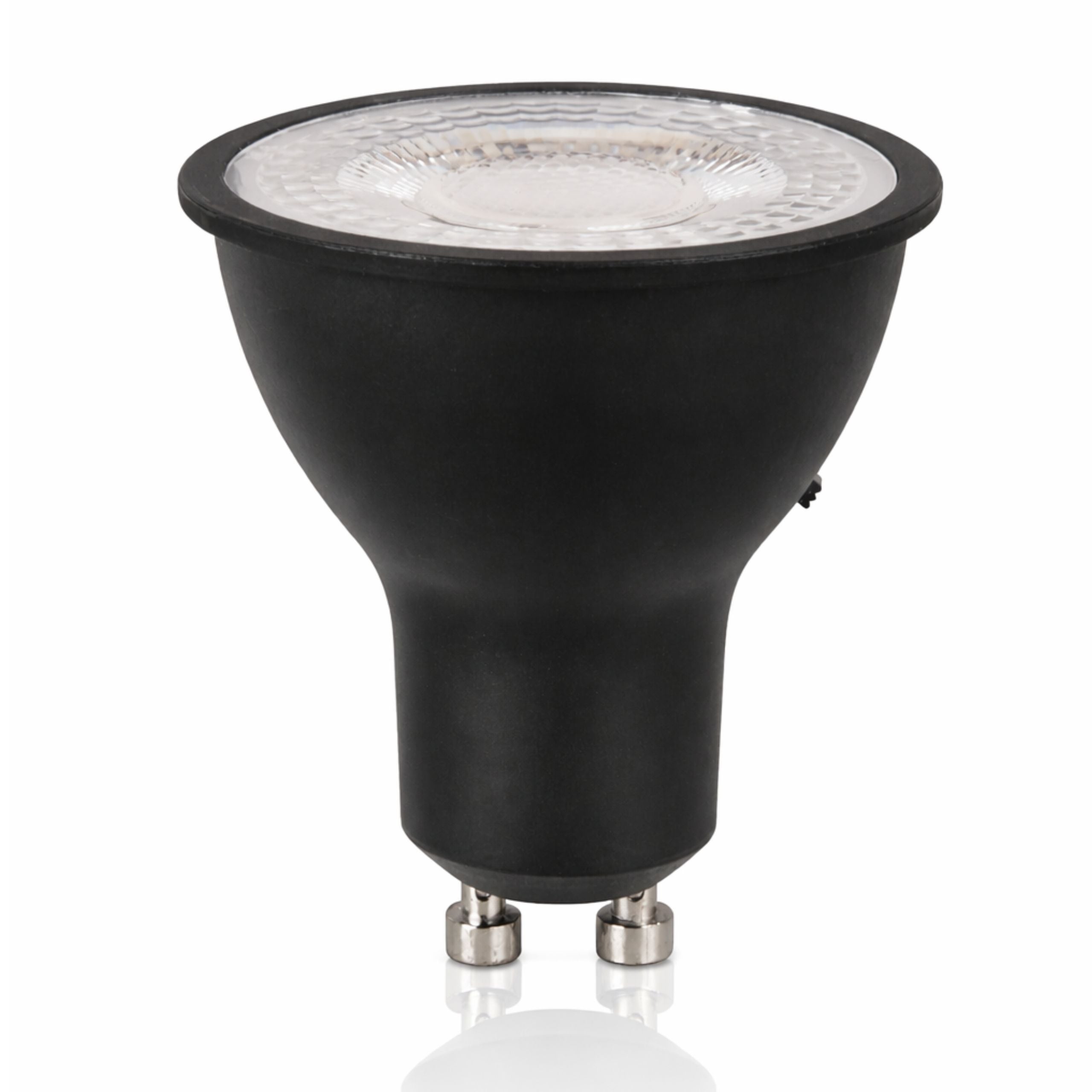 Żarówka LED GU10 czarna 7W = 45W 600lm 3 BARWY ŚWIATŁA Punktowa | Zimna | Neutralna | Ciepła - LEDHOFF
