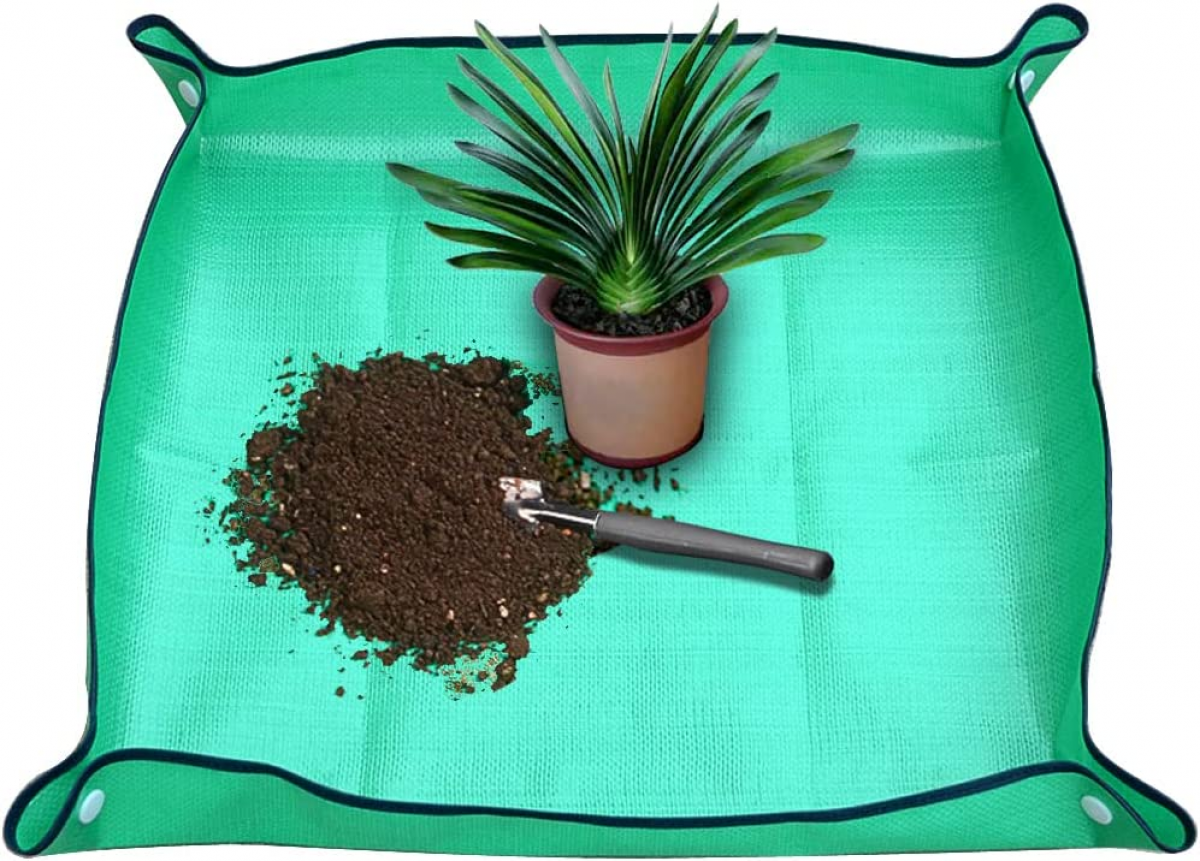 Mata do sadzenia z polietylenu, mata do przesadzania roślin ogrodowych, mata wielokrotnego użytku do przesadzania sukulentów, 100 cm x 100 cm