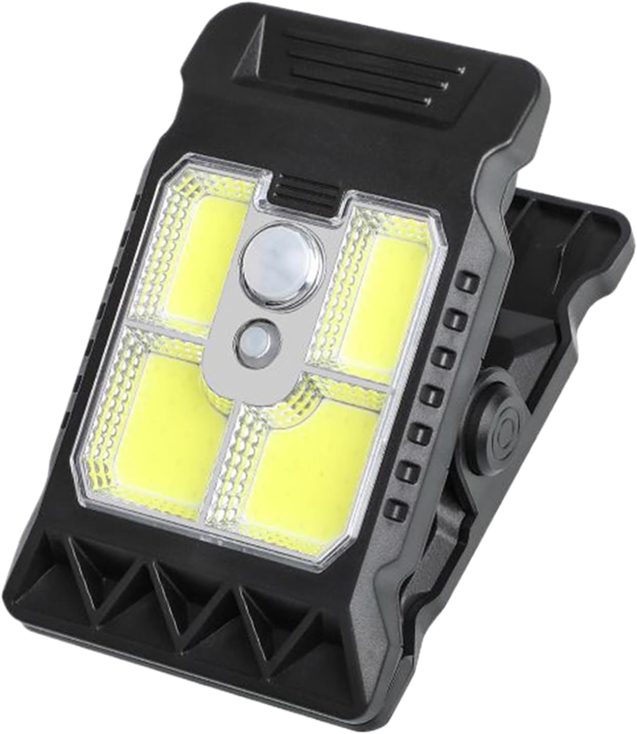 Lampy solarne z klipsem – 300 lm – Lampy zewnętrzne z czujnikiem ruchu | Dekoracyjne oświetlenie zabezpieczające z klipsem i panelem akumulatorowym
