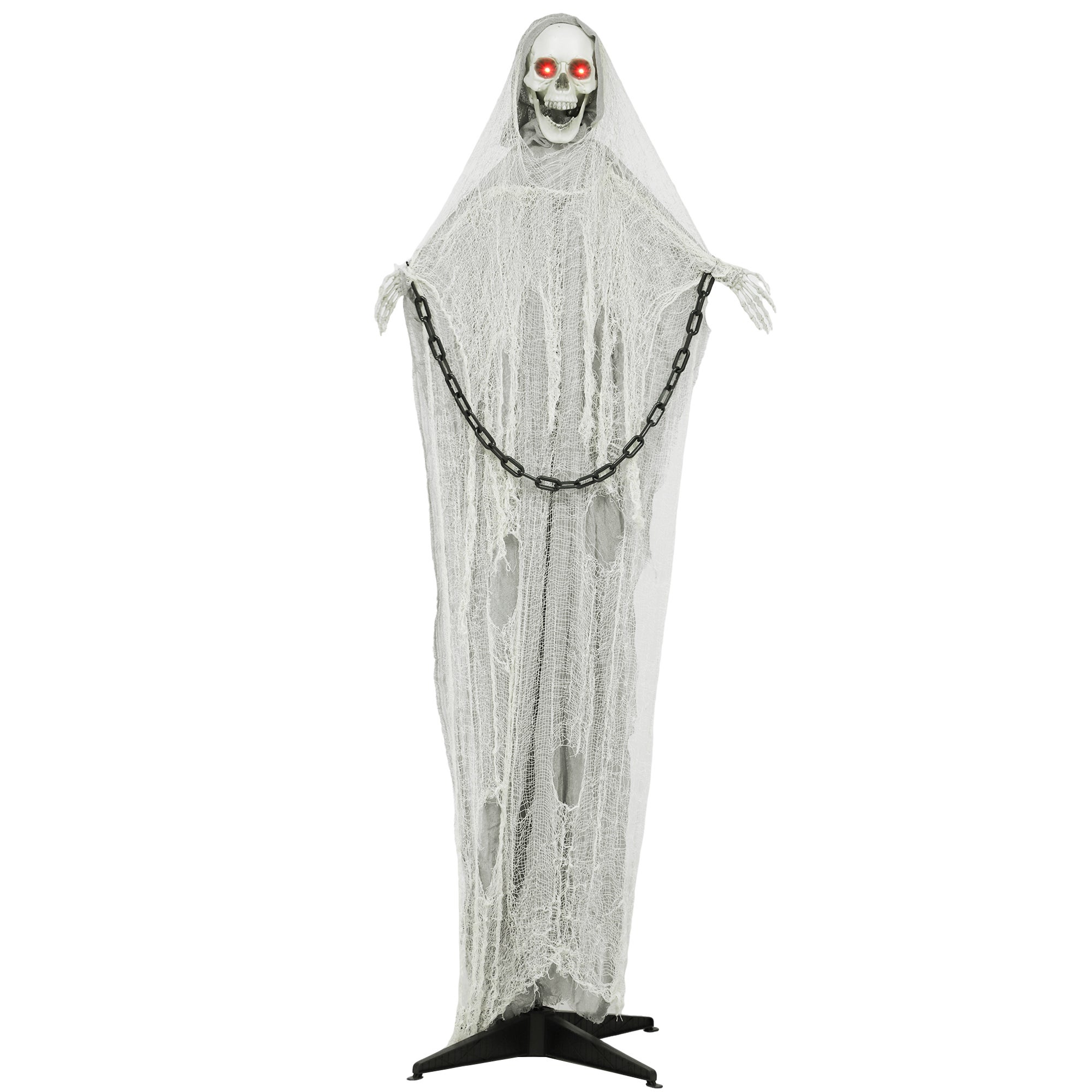 Dekoracja na Halloween Animowany Ponury Żniwiarz 183 cm Na Zewnątrz