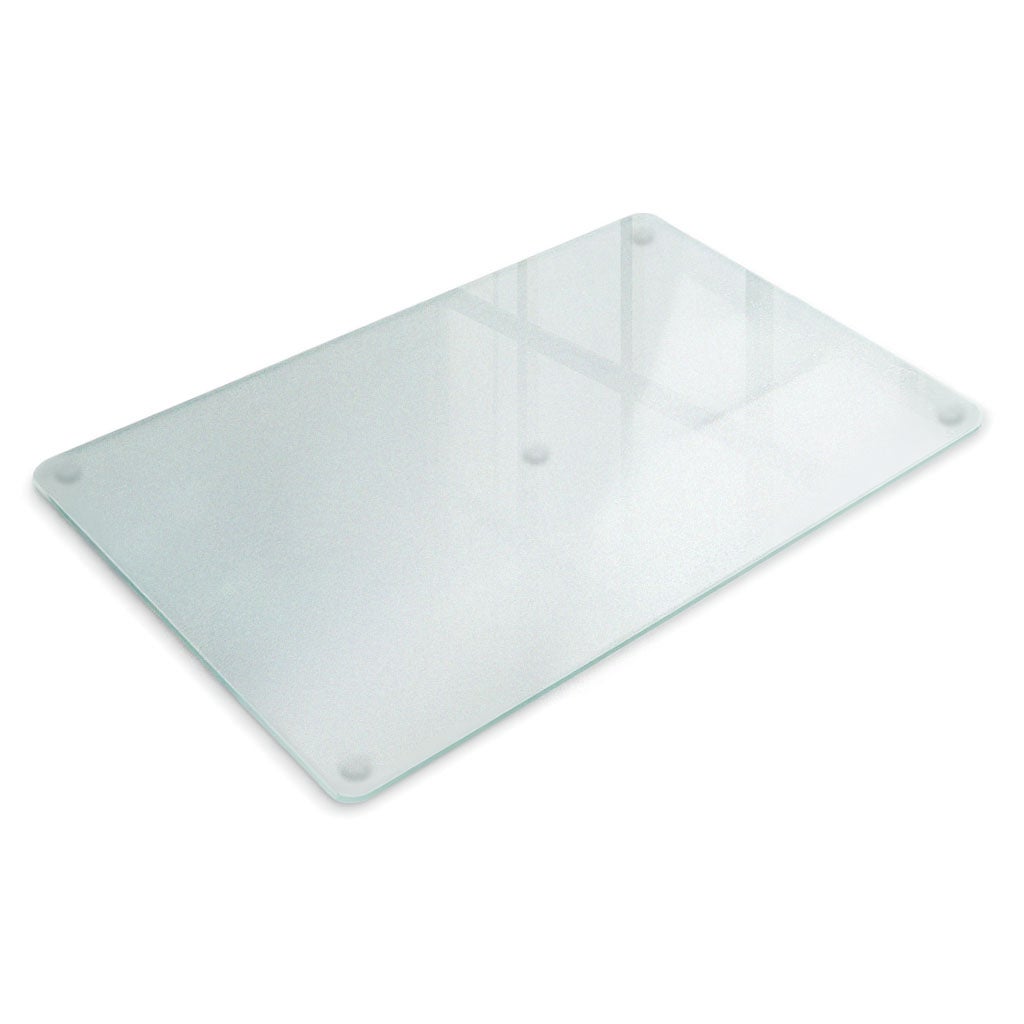 Deska do krojenia z efektem szkła mrożonego – półtransparentna - wymiar 52x30 cm - Tulup