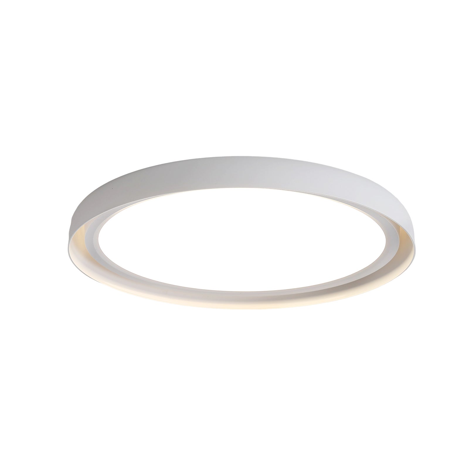 Okrągły plafon LED 33 cm z pierścieniem, 30 W, 2400 lm, 5 barw światła 2700-6500 K, tryb nocny 1800 K, ultra płaski 2,7 cm