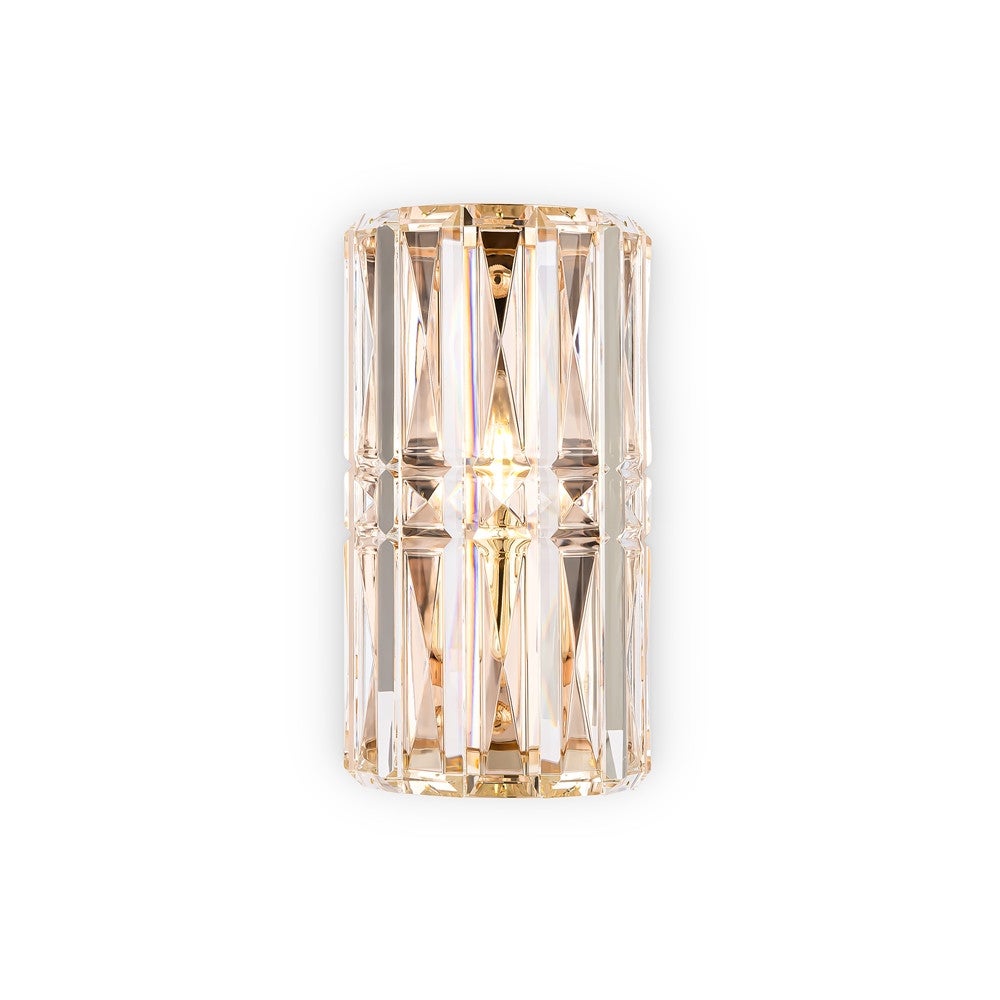 Lampa ścienna glamour kryształ Facet Maytoni MOD094WL-01G