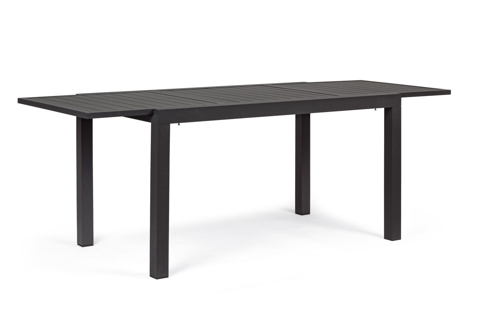 Rozkładany stół aluminiowy z listwami "Hilde" 140-210X77 Antracyt do wewnątrz i na zewnątrz
