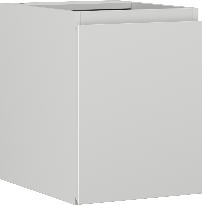Mexen Orio szafka łazienkowa podumywalkowa 35 cm, 1 drzwi, szara mat - 91A11-03547-1-BF62