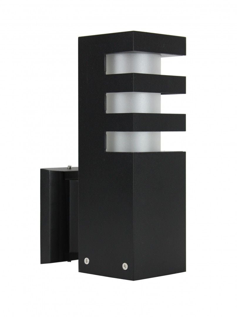Kinkiet zewnętrzny aluminiowy 1xE27 czarny IP54 SU-MA RADO RADO K BL