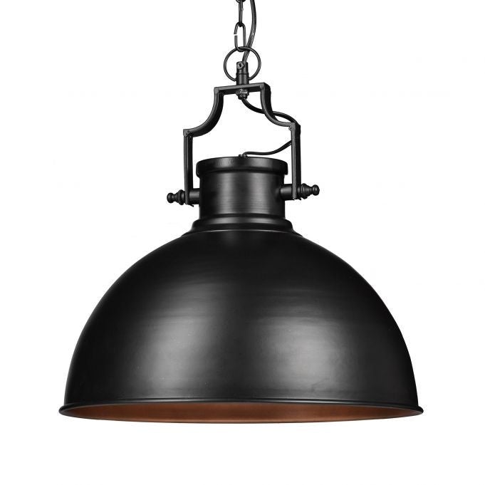 Lampa wisiorkowa z wzornictwem przemysłowym