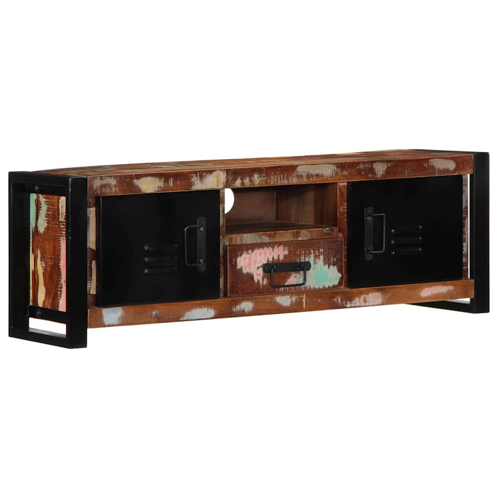 Szafka RTV 100x30x35 cm Drewno lite odzyskane