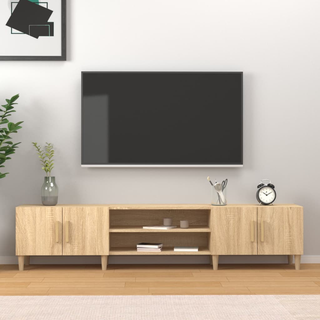 Stojak na telewizor VidaXL 180x31,5x40 cm z drewna inżynieryjnego, kolor maron