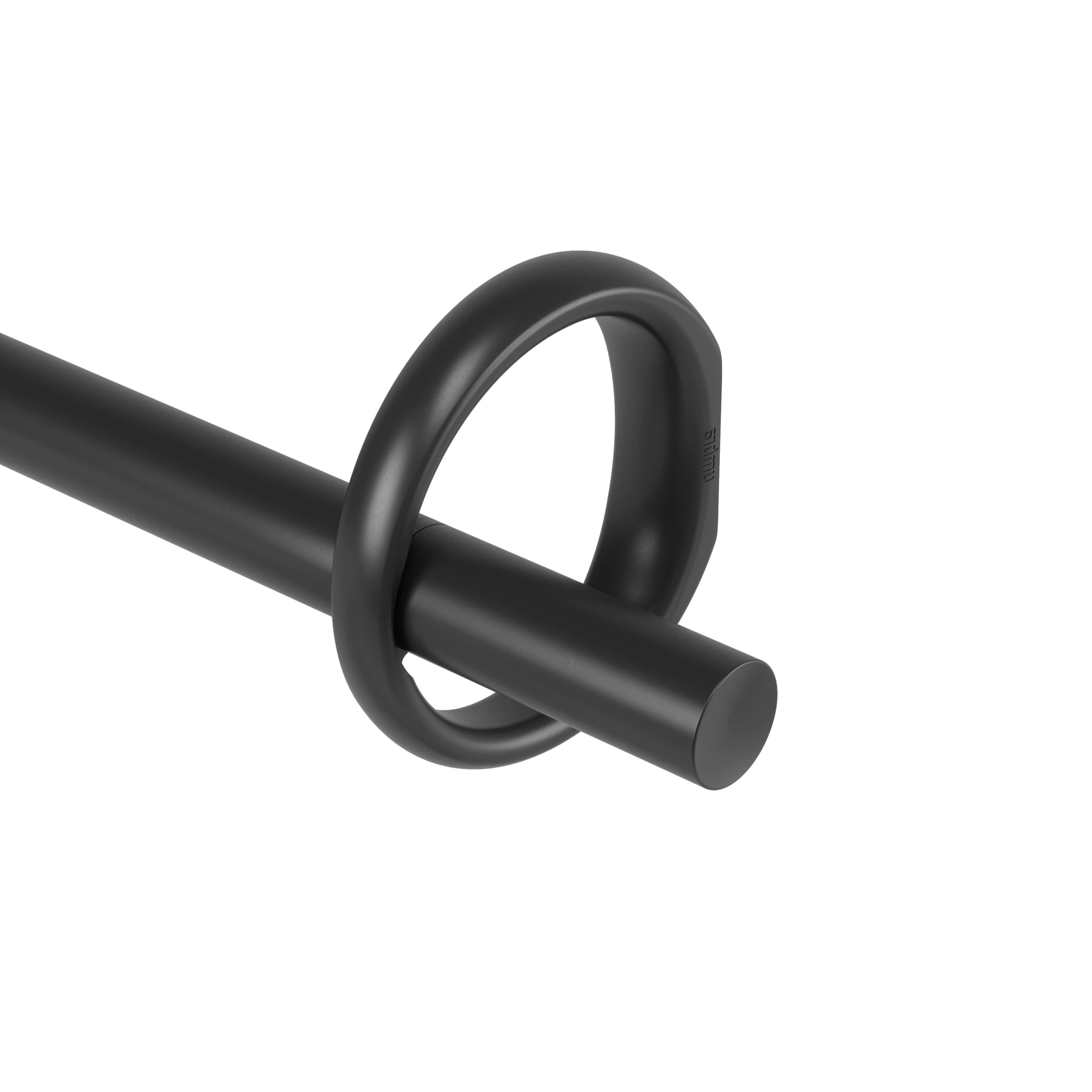 KARNISZ REGULOWANY Ringlet 107-305 cm czarny STALOWY