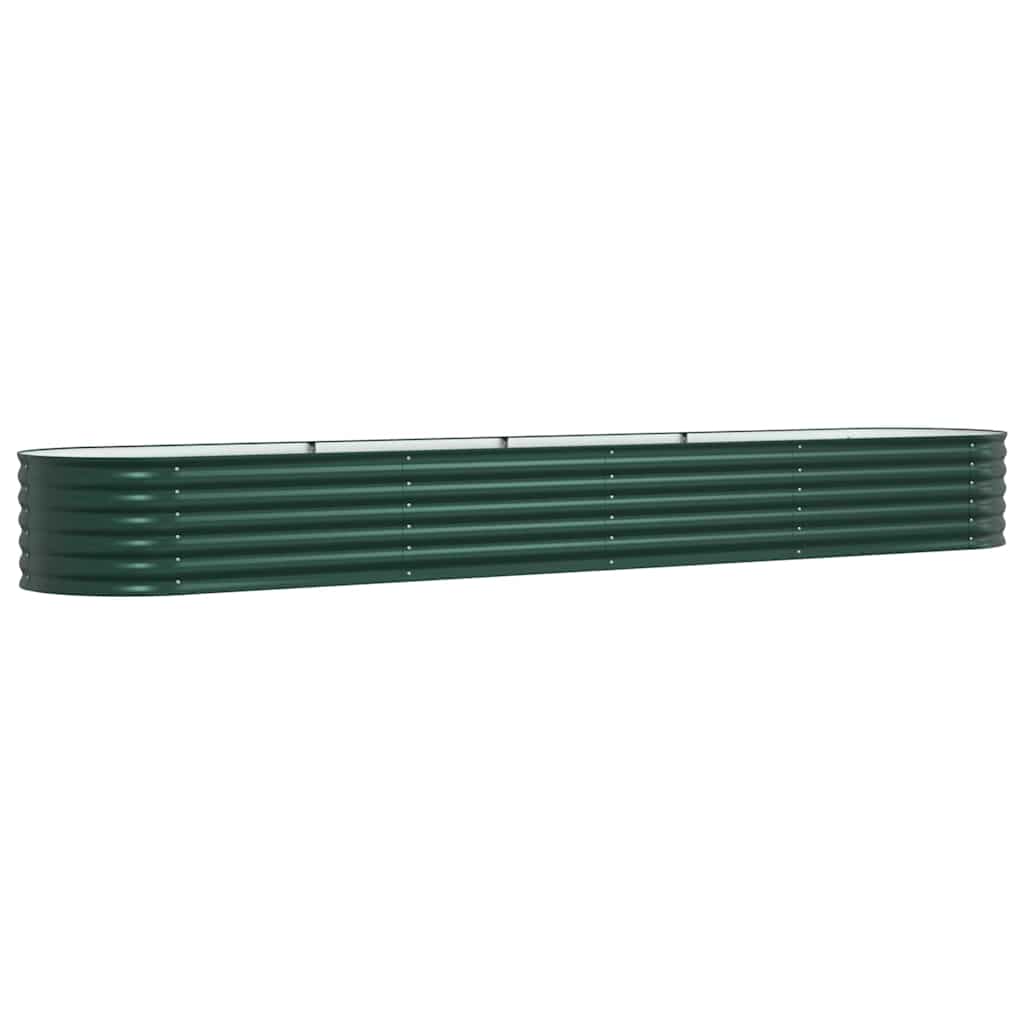 Podniesiony grządka Zielony 400 x 80 x 44 cm Stal