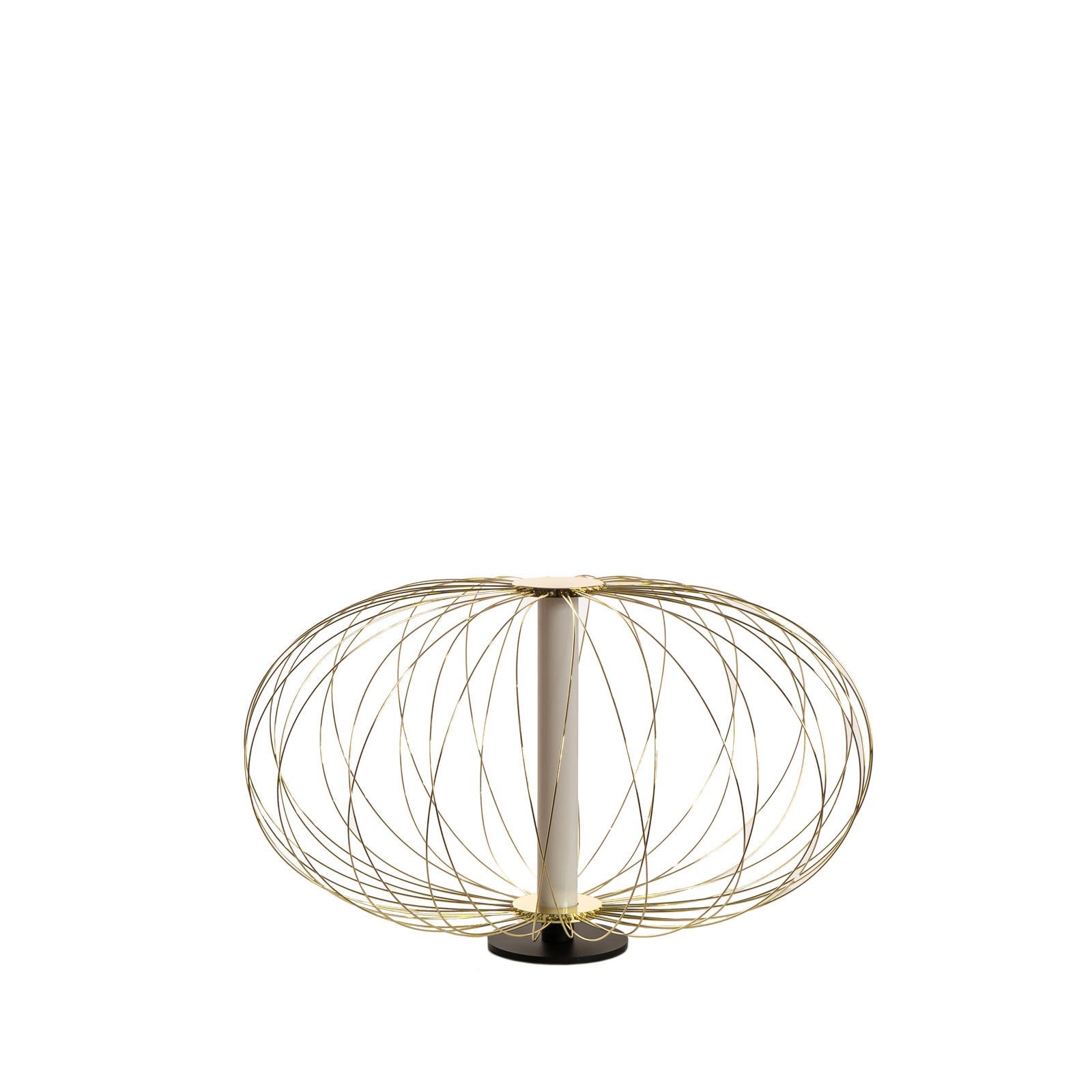Lampe de table LED en métal doré Mizar STS, Dimensions 50cm x 50cm x 29cm