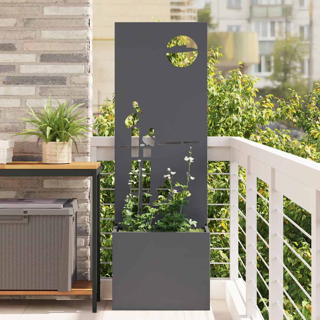 Ekran zapewniający prywatność w ogrodzie Antracyt 50 x 150 cm vidaXL