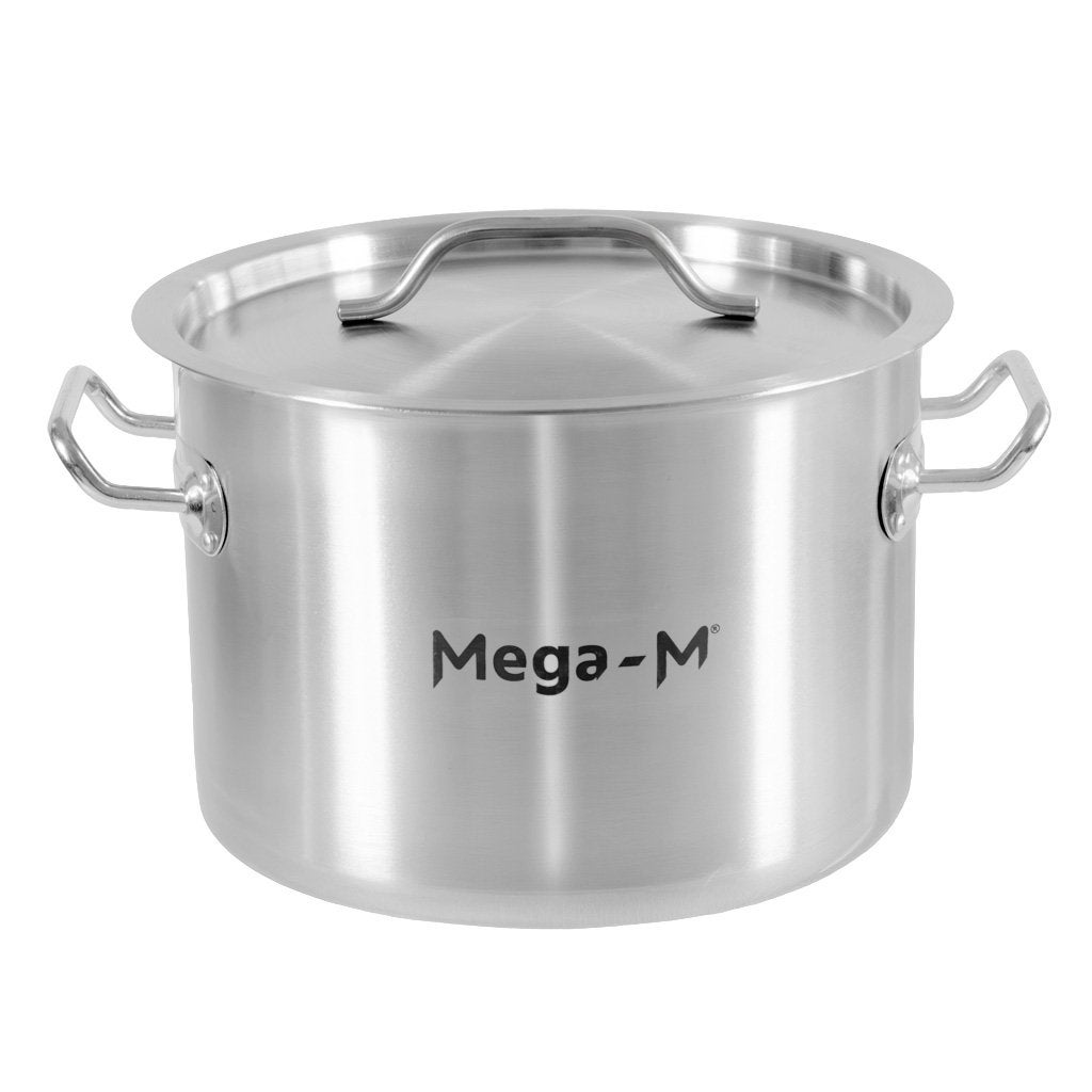 Garnek z pokrywką Mega-M Standard 9L stal nierdzewna śr. 25 cm Indukcja