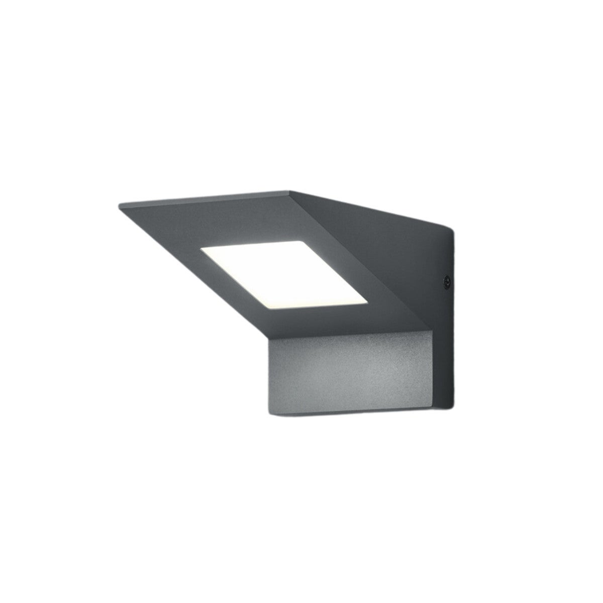 Kinkiet zewnętrzny NELSON LED 8W Ciepła biel 850lm antracyt wym:10,2x9,9x9,9cm IP54 Trio
