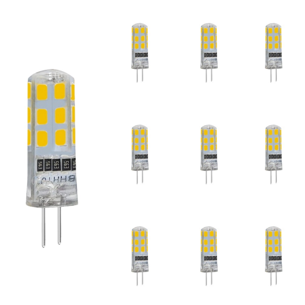 Koraliki LED, trzonek G4, koraliki kryształowe 220V 3W, ciepłe światło, żarówki energooszczędne, rdzeń lampy, (10 sztuk)
