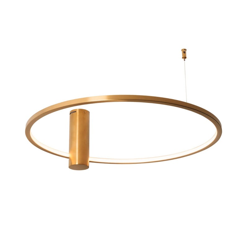 Lampa sufitowa nowoczesna złoty ring Ø60 cm QUEEN LED 15W C0239 Maxlight