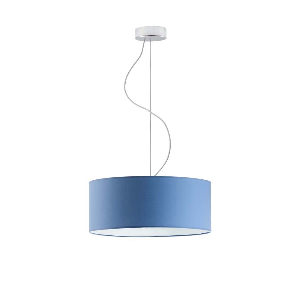 Lampa sufitowa żyrandol lampa wisząca z abażurem walec 40 cm BLUES
