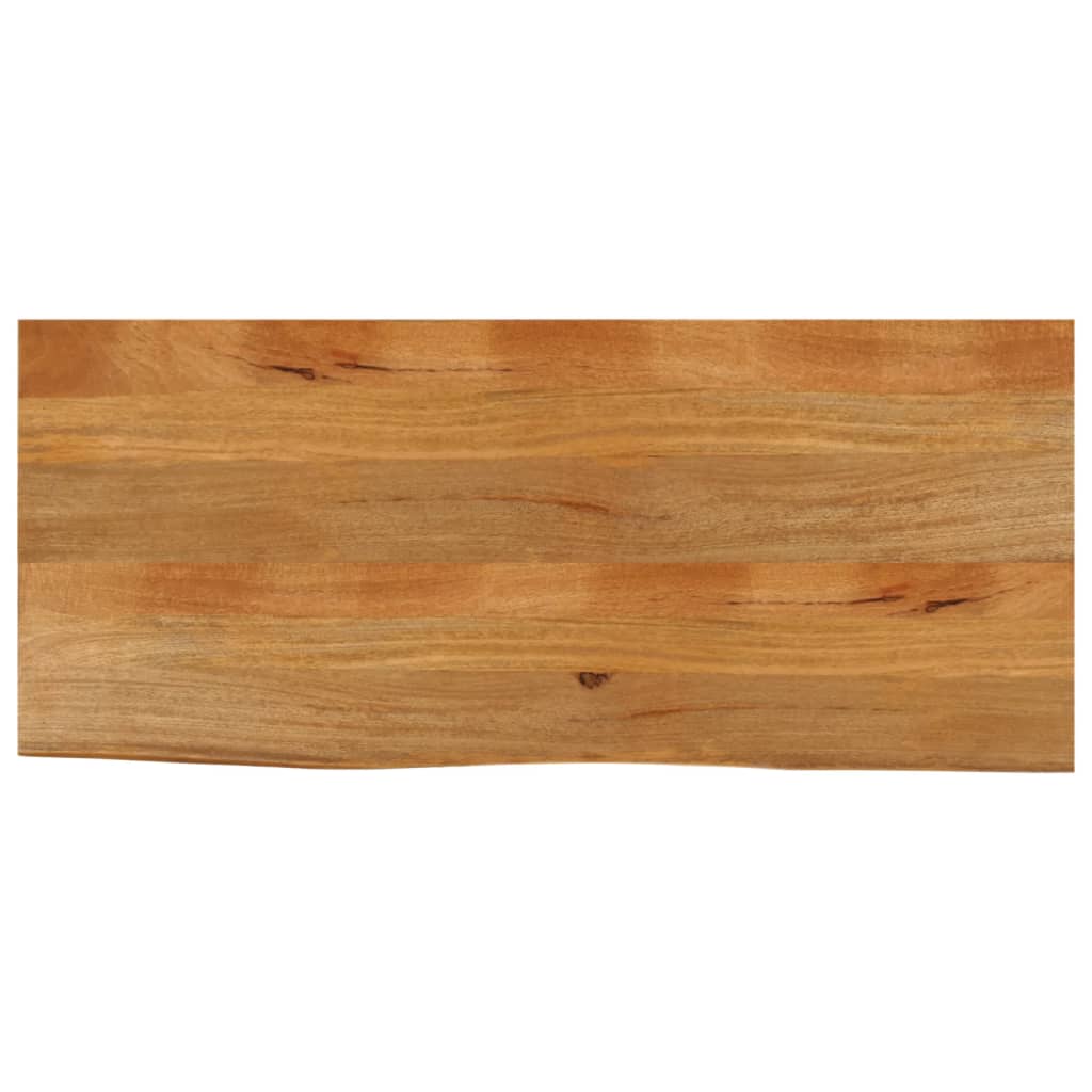 Blat Drewniany Mango 140x60 cm w Kolorze Dębu z Naturalną Krawędzią