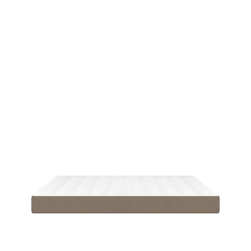Materac z sprężynami kieszeniowymi vidaXL taupe 180x200 cm średnia twardość