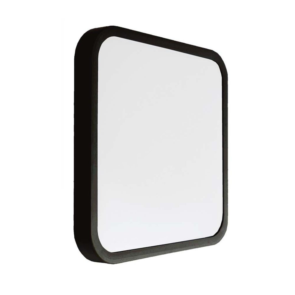 Kwadratowa lampa sufitowa LED 24 W z czarną ramką, 6400 K, IP44