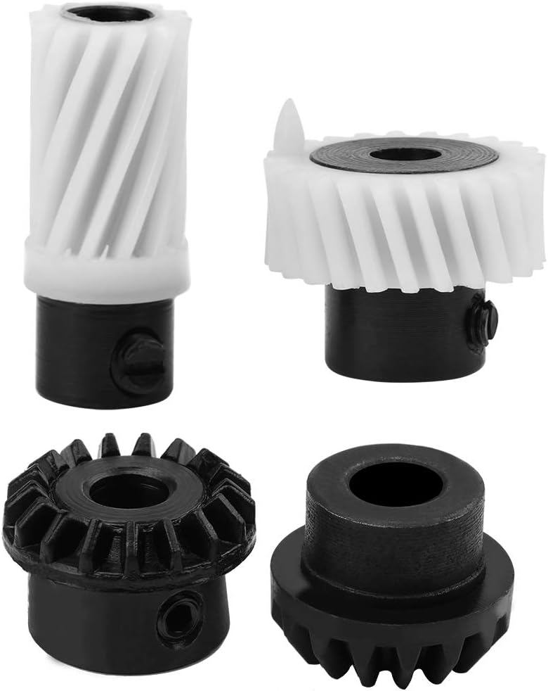 Zestaw 4 plastikowych kół zębatych do napędu haka do maszyny do szycia, do wzorów