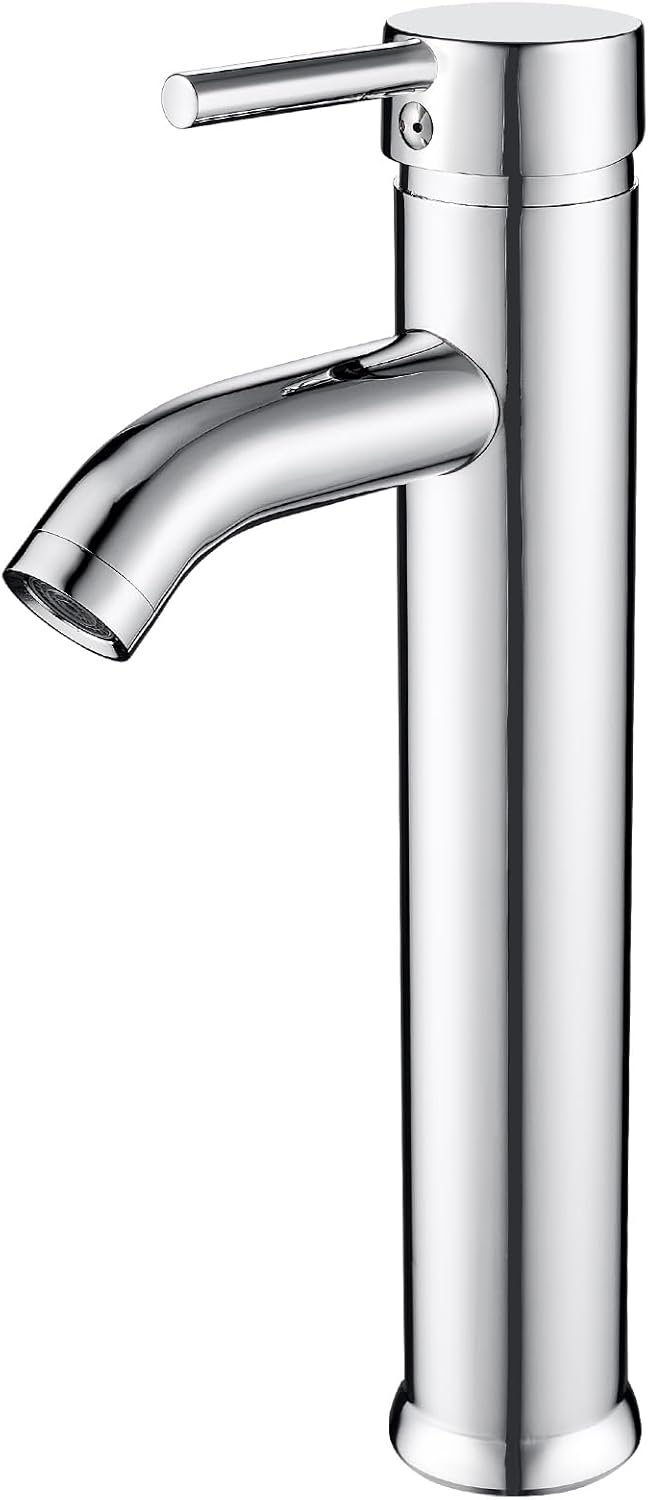 Bateria umywalkowa High Chrome – bateria jednouchwytowa z mosiądzu, sterowanie ciepłą/zimną wodą, nowoczesny styl