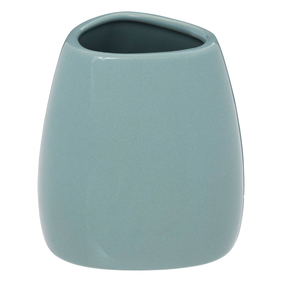 POJEMNIK ŁAZIENKOWY Colors błękitny kubek CERAMICZNY