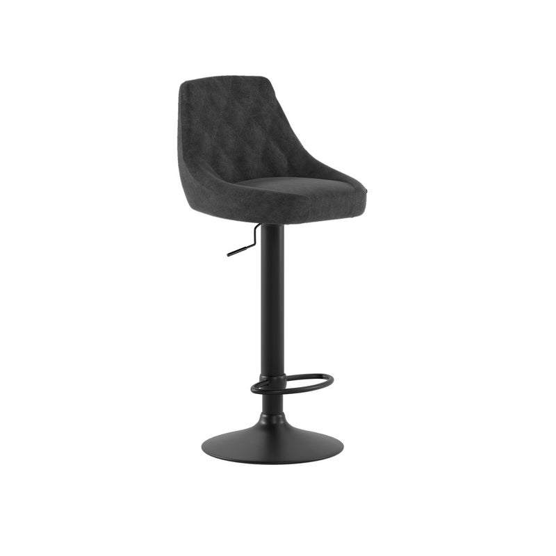 Sgabello en microfibra Max STS, 45cm x 50cm x 84/100cm