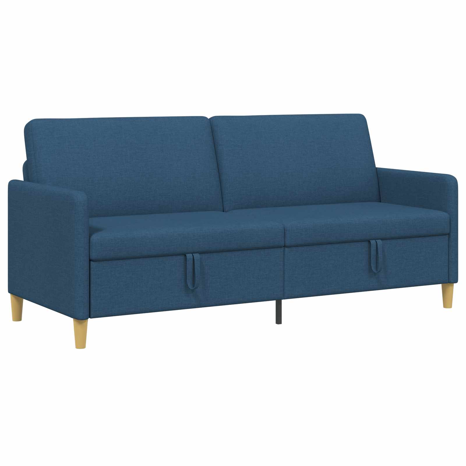 Sofa z miejscem do przechowywania niebieski 192 x 78 x 87 cm